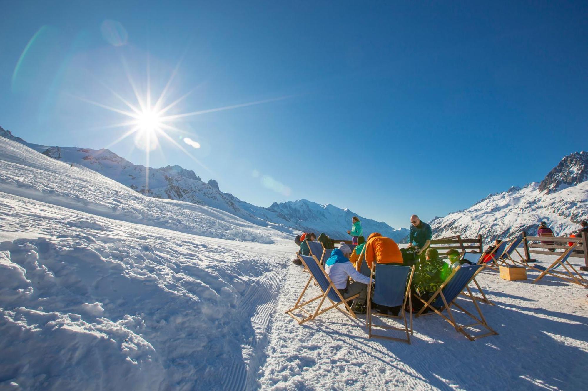 Duplex Aiguille Du Midi Large Terrasse - Happy Rentals Chamonix Kültér fotó